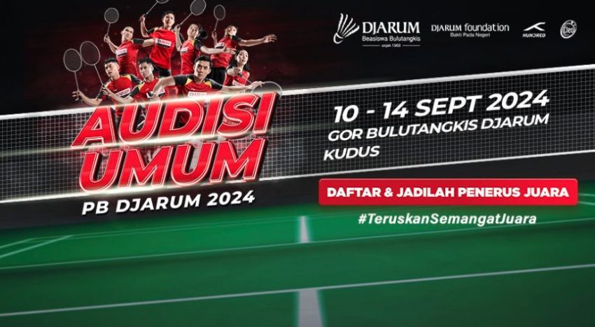 Bangkitkan Kejayaan Bulu Tangkis Indonesia, Audisi Umum PB Djarum 2024 Bidik Tiga Kategori