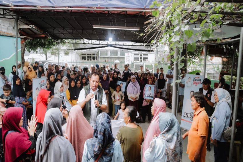 Sosialisasikan Cagub Andra Soni, Relawan SAS Sapa Ribuan Warga Kota Tangerang