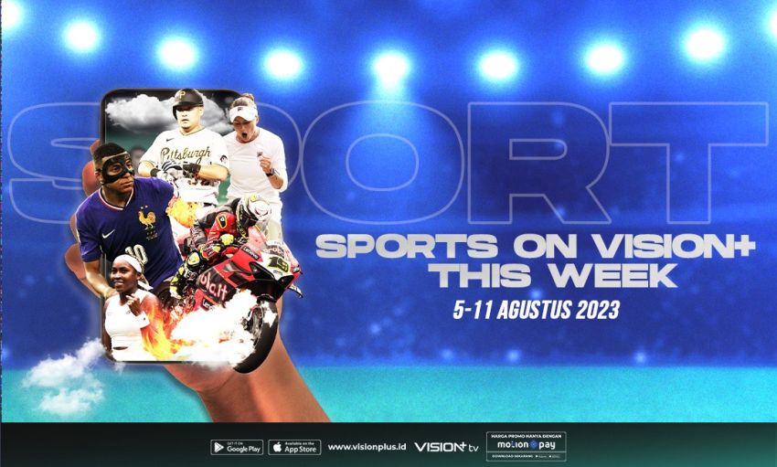 Jadwal Tayangan Olahraga di Vision+ Pekan Ini: WSBK Round Portuguese 2024 Dimulai!