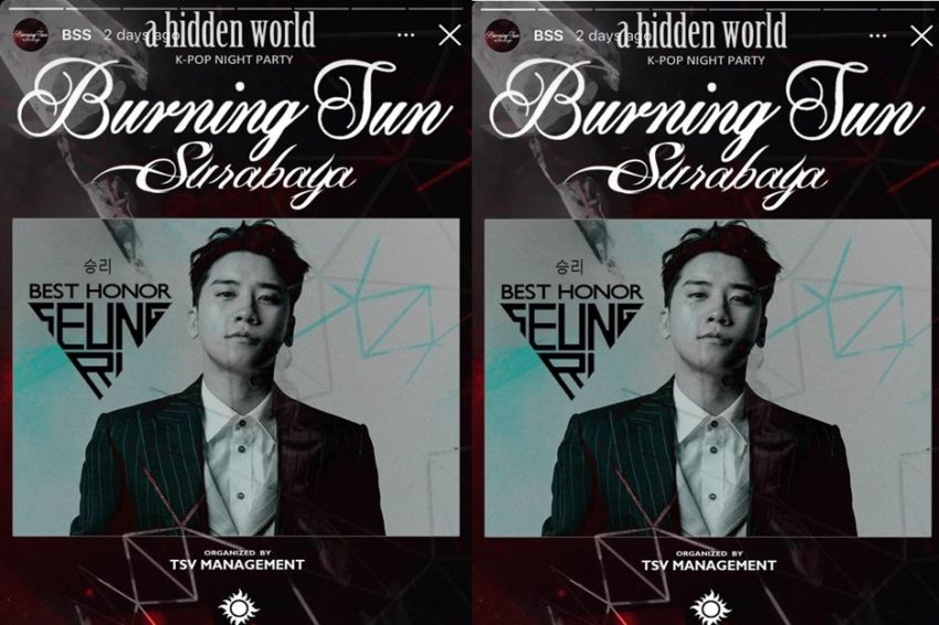 Viral! Burning Sun Surabaya Diduga Dihadiri Seungri, Ramai Seruan Boikot