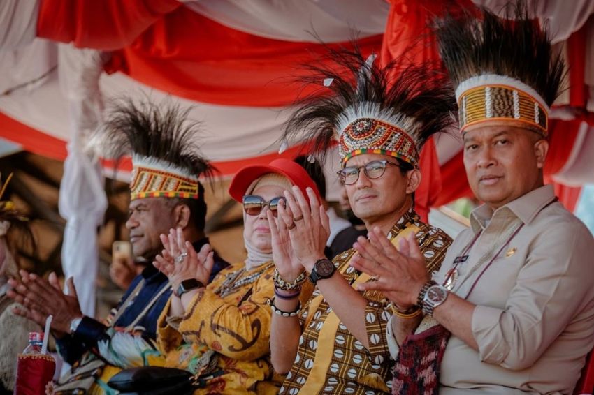 Sandiaga Hadiri Festival Budaya Lembah Baliem di Papua