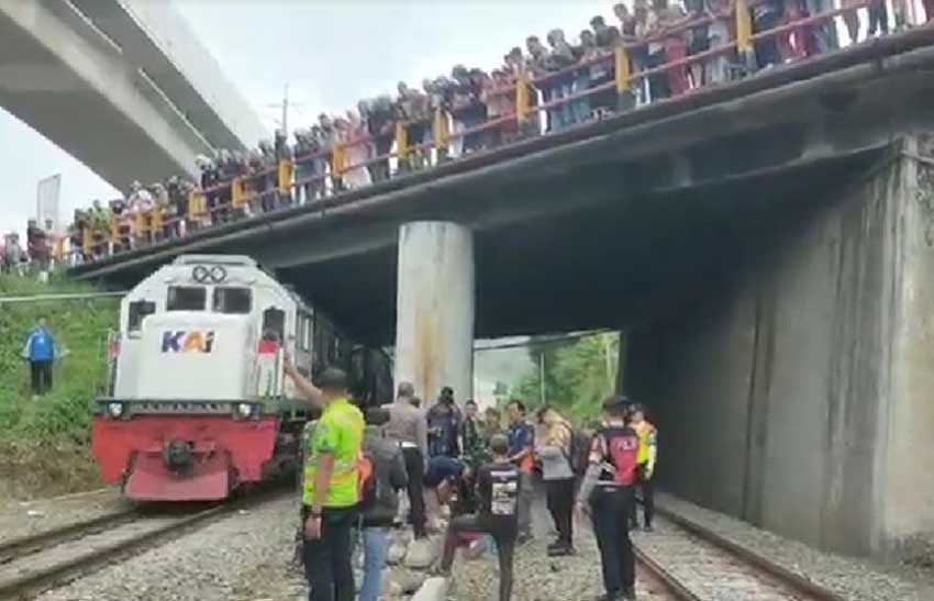 Loncat dari Jembatan dan Disambar Kereta, Pria di Bandung Barat Tewas Mengenaskan