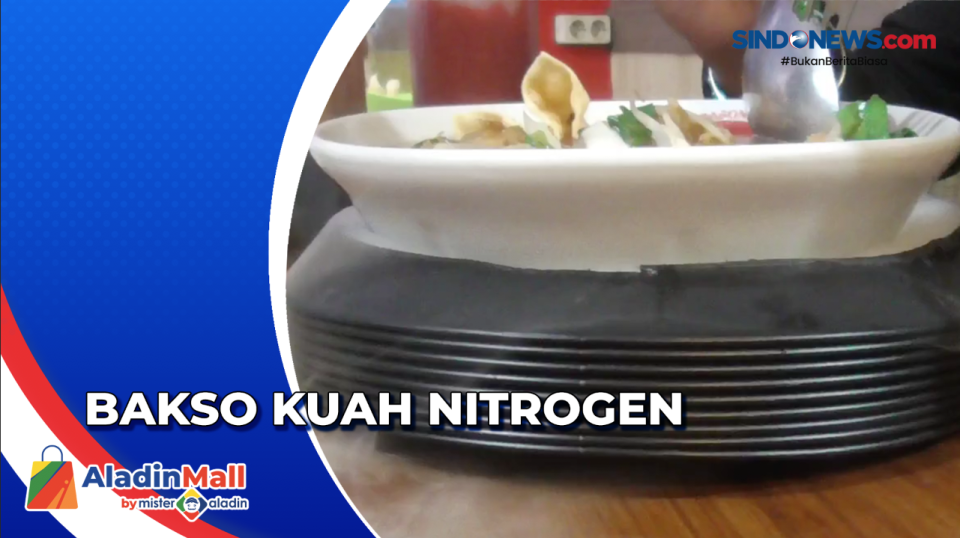 Video Kuliner Viral Bakso Kuah Nitrogen Dari Sidoarjo