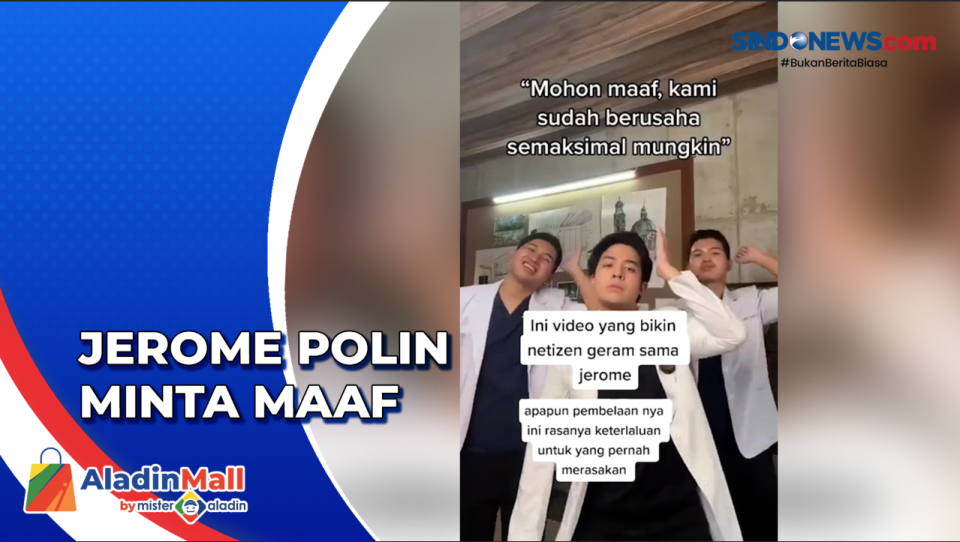 Jerome Polin Minta Maaf Usai Konten Dokter Di Tiktok Viral Sindonews Tv