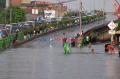 Drainase Buruk, Jalan Arif Rahman Hakim Depok Terendam Banjir