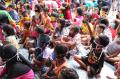 Bahagia Membuat Orang Lain Bahagia : Aksi ABI Hibur Anak-Anak Korban Kebakaran Rawa Badak Selatan