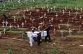 Pemakaman Jenazah Covid-19 Unit Kristen di TPU Tegal Alur Tersisa 200 Petak