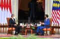 Presiden Jokowi Terima Kunjungan PM Malaysia Muhyiddin Yassin di Istana Merdeka