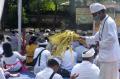 Intip Upacara Tawur Agung Kesanga di Pura Aditya Jaya