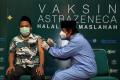 Halal dan Maslamah, 100 Kiai Muda NU Jawa Timur Disuntik Vaksin AstraZeneca