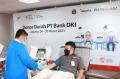 Karyawan Bank DKI Ikuti Donor Darah Plasma Konvalesen