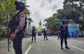 Polisi Masih Jaga Ketat Ruas Jalan Menuju Gereja Katedral Makassar