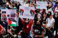 Dukungan Pro Palestina dari Jalanan Kota Madrid