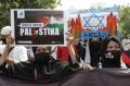 Aksi Bela Palestina di Depan Kedubes AS