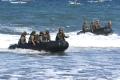 Kekompakan Prajurit Marinir Indonesia-Amerika saat Latihan Navigasi Laut Reconex 21-II