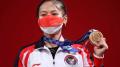 Sumbang Medali Pertama, Begini Potret Perjuangan Atlet Angkat Besi Indonesia Windy Cantika Saat Berlaga di Olimpiade Tokyo 2020