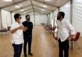 Jokowi Tinjau Pembangunan Rumah Oksigen Gotong Royong