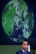 Intip Gaya Keren Presiden Jokowi Saat Berikan Pidato di KTT COP 26 Glasgow