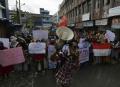 Tolak Relokasi, PKL Gelar Unjuk Rasa di Pasar Bambu Kuning Bandar Lampung