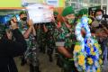Jenazah Prajurit TNI yang Gugur Akibat Ditembak KKB Tiba di Aceh