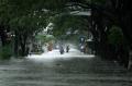 Banjir Rendam Permukiman di Kelurahan Paccinongan Gowa