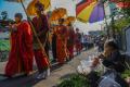 Puja Bakti Waisak Jelang Detik Sidhi Tri Suci Waisak 2022 di Wihara Dharmakirti Palemban