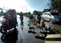 Geliat Pekerja Pabrik Kembali Bekerja Pasca Banjir Rob di Pelabuhan Tanjung Emas Semarang