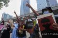 Aksi Unjuk Rasa Protes Penyiksaan Buruh Migran Indonesia di Malaysia