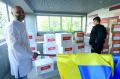 Iriana Joko Widodo Serahkan Bantuan Kemanusiaan kepada RS di Kiev