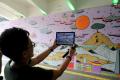 Jakarta Experience Board Bersama Disney Indonesia Melakukan Kolaborasi Mural