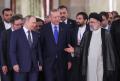 Momen Hangat Pertemuan Putin dan Erdogan Kala Dijamu Presiden Iran Ebrahim Raisi