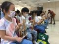 Keseruan Murid SD di Beijing Bermain Alat Musik Angklung