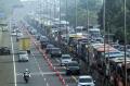 Kepadatan Kendaraan Menuju Jalur Wisata Puncak Bogor