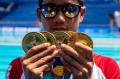 Sabet 87 Medali, Tim Renang Indonesia Peringkat Pertama Para Renang APG 2022
