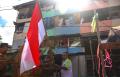 Pemasangan 10 Ribu Bendera Merah Putih di Permukiman Padat Palembang
