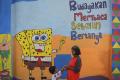 Warna-Warni Mural Kampung Literasi di Jakarta