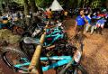 Ratusan Pesepeda MTB Jelajah Gunung Pinang Bike Park