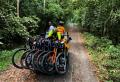 Ratusan Pesepeda MTB Jelajah Gunung Pinang Bike Park