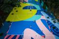 Warna - Warni Mural Gelora Ragam di Taman Menteng