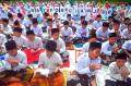Siswa dan Guru Gelar Salat Gaib untuk Korban Gempa Cianjur