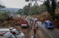 Alhamdulillah, Akses Jalan Longsor Cianjur Kini Sudah Bisa Dilalui Kendaraan