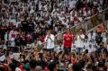 Jokowi Sapa Relawan Gerakan Nusatara Bersatu di GBK