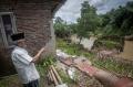 Puluhan Rumah Rusak dan Hancur Terdampak Abrasi Sungai di Pandeglang