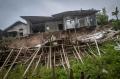 Puluhan Rumah Rusak dan Hancur Terdampak Abrasi Sungai di Pandeglang