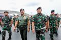 Gagahnya Panglima TNI Jenderal Andika Perkasa dan KSAL Laksamana Yudo Margono Lepas Pasukan Perdamaian