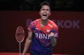 Anthony Ginting Taklukkan Chou Tien Chen