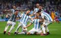 Selebrasi Kemenangan Tim Tango Argentina Lolos ke Semifinal Piala Dunia 2022