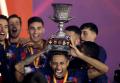 Momen Kemenangan Barcelona Raih Juara Piala Super Spanyol
