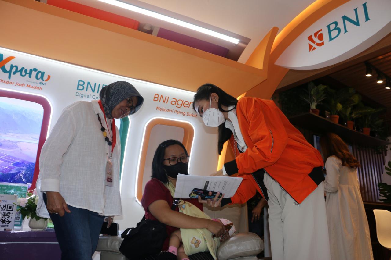 Foto Dukung Inklusi Keuangan Bni Tebar Reward Di Finexpo 2022