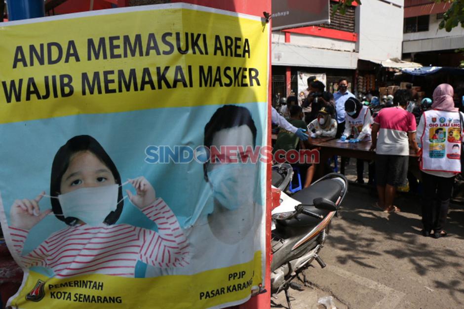 Pelanggar Protokol Kesehatan di Semarang Jalani Rapid Test-1